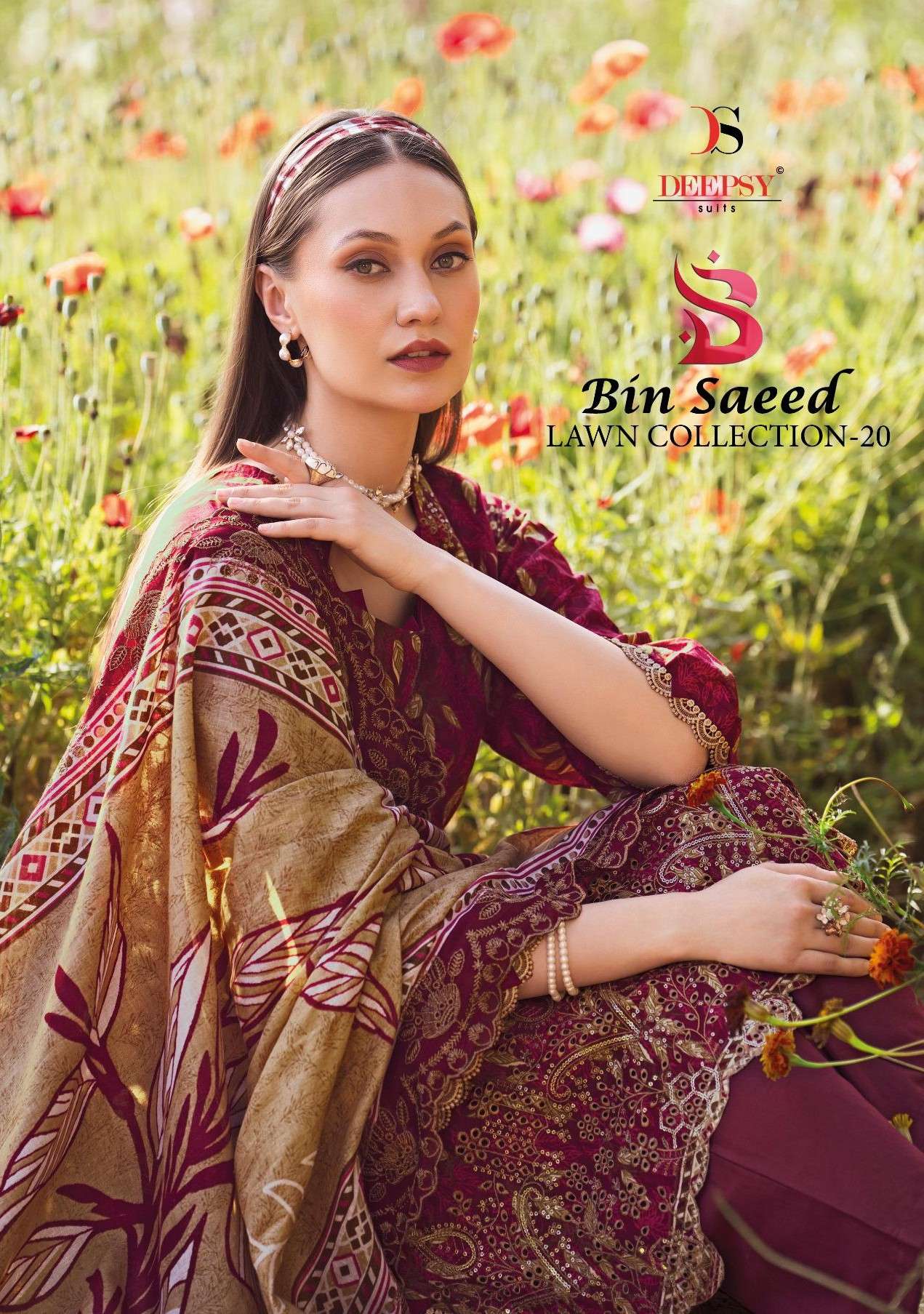 BIN SAEED LAWN COLLECTION VOL - 20 BY DEEPSY SUITS 